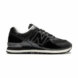 Кроссовки New Balance 574, полнота B (US)/ на среднюю стопу, размер T9, чёрный 4381986984
