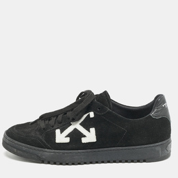 Off-White Black Suede 2.0 Low Top Sneakers Size 39 1155437