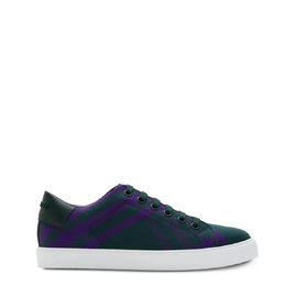 Burberry New Albridge Checked Lace-Up Sneakers, Brand Size 36 ( US Size 6 ) 8075376