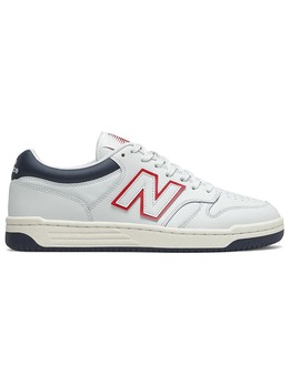 Кроссовки на шнуровке 480 New Balance, белый/темно-синий 16963890 | weiß/dunkelblau