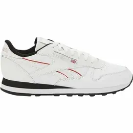 Кроссовки Reebok Classic Leather, полнота F (EU)/ на среднюю стопу, размер 9,5 US, белый 4600737983
