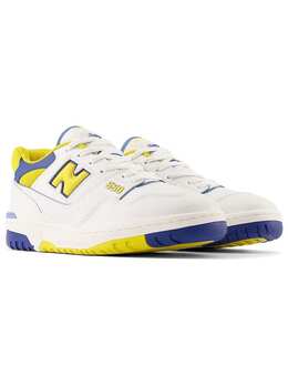 Кроссовки на шнуровке 550 New Balance, цвет weiß/gelb 16963893 | weiß/gelb
