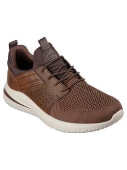 Кроссовки на шнуровке DELSON 3.0 Skechers, темно-коричневый 5935806 | dunkelbraun