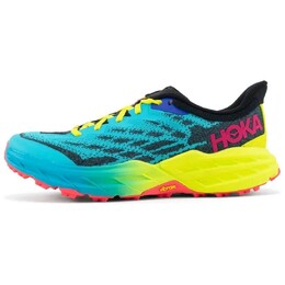 Кроссовки Speedgoat 5 мужские с низким верхом, синие/зеленые/красные/черные Hoka One One 1123159-sbbk | blue/green/red