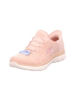 Кроссовки на шнуровке Skechers, розовый 6085246 | rose