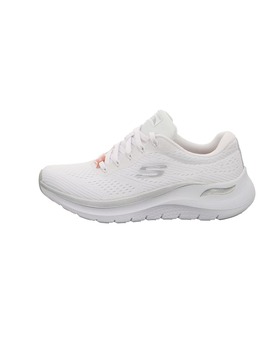 Кроссовки на шнуровке Skechers, цвет white/silver 5810148 | white/silver