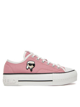 Кроссовки из ткани Kl60424 Karl Lagerfeld, розовый 0000305071491 | rosa