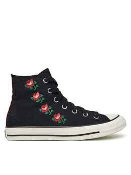 Кроссовки из ткани Chuck Taylor All Star Rose Cross Stitch A13657C Converse, черный 0000304832116 | schwarz