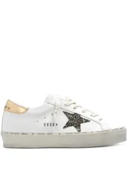 Golden Goose Hi Star "White/Black/Gold Glitter" sneakers 29643151