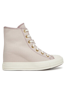 Тканевые кроссовки Chuck Taylor All Star Wedge Platform Gold A12763C Converse, розовый 0000304830440 | rosa