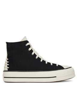 Тканевые кроссовки Chuck Taylor All Star Lift Platform Crafted Laces A12552C Converse, черный 0000304830273 | schwarz