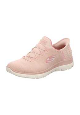 Кроссовки Summit slip-on "dazzling haze" с амортизацией пригодные для машинной стирки Skechers, мультиколор 0196642464130 | rose mesh/pink