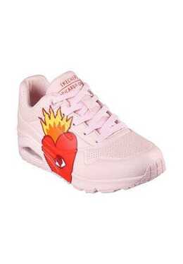 Кроссовки uno - пылающее сердце Skechers, розовый 0196989351407 | rose