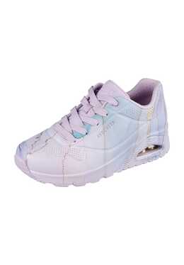 Кроссовки Uno из искусственной кожи Skechers, лавандовый 0197976741218 | lavender duraleath