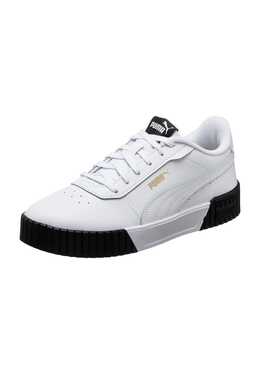 Кроссовки "carina 2.0" кожаная амортизация Puma, мультиколор 4065449324250 | puma white/black