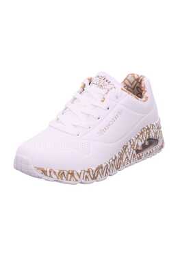 Кроссовки uno - любящая любовь Skechers, мультиколор 0198376226404 | white/rosegold