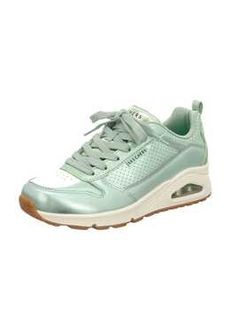 Кроссовки Uno "metallixs" с язычком Skechers, мультиколор 0198376185817 | mint leather/ webb
