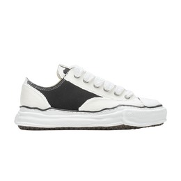 Кроссовки Maison Mihara Yasuhiro Peterson OG Sole Rubber Painted Canvas 'White Black', белый a08fw716 blkwht | white black