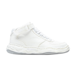 Кроссовки Maison Mihara Yasuhiro Wayne OG Sole Washed Canvas High 'White', белый a08fw707 wht | white