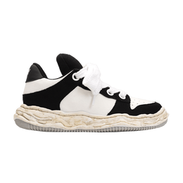 Кроссовки Maison Mihara Yasuhiro Wayne Puffer OG Sole Canvas Low 'Black White', черный a13fw725 blk wht | black white