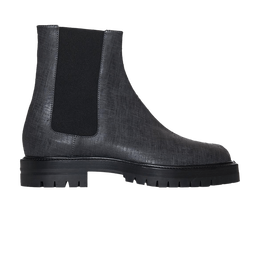 Кроссовки Maison Margiela Tabi County Combat High 'Black Scratched Leather', черный s57wu0275 p8157 h8396 | black scratched leather