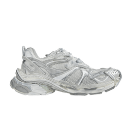 Кроссовки Balenciaga Runner Sneaker 'Worn-Out - White Silver', серый 779066 w3rxp 9110 | worn-out - white silver