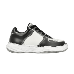 Кроссовки Maison Mihara Yasuhiro Wayne OG Sole Printed Leather Low 'Black White', черный a11fw725 blkwht | black white