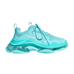 Кроссовки Balenciaga Triple S Sneaker 'Clear Sole - Turquoise', синий 541624 w2ga1 4590 | clear sole - turquoise