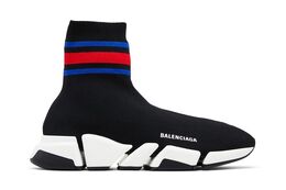 Кроссовки Balenciaga Speed 2.0 Sneaker 'Black Stripe', черный 674617 w2f60 1467 | black stripe