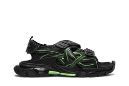 Кроссовки Balenciaga Track Sandal 'Black Fluo Green', черный 617542 w3aj1 1030 | black fluo green