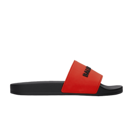 Кроссовки Balenciaga Pool Slides 'Blood Red', красный 565826 w1s8a 6410 | blood red