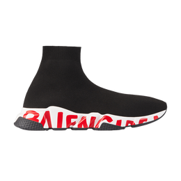 Кроссовки Balenciaga Speed Trainer 'Graffiti - Black Red', черный 605972 w05ge 1095 | graffiti - black red