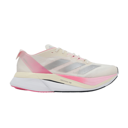 Adidas Кроссовки Adizero Boston 12 'Chalk White Clear Pink', кремовый jq8673 | chalk white clear pink