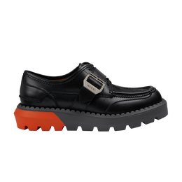 Кроссовки Gucci Lace Up Shoe 'Buckle - Black Orange', черный 739868 aabz0 1000 | buckle - black orange