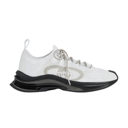 Кроссовки Gucci Run Sneaker 'White Black', белый 714658 usm10 8475 | white black