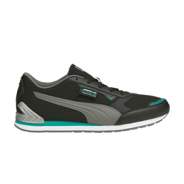 Puma Кроссовки Mercedes F1 x Track Racer 'Black Smoked Pearl Spectra Green', черный 306851 02 | black smoked pearl spectra green