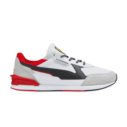 Puma Кроссовки Scuderia Ferrari x Low Racer 'White Black Rosso Corsa', белый 307043 02 | white black rosso corsa