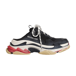 Кроссовки Balenciaga Triple S Mule 'Black', черный 755687 w3sm1 1096 | black