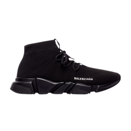 Кроссовки Balenciaga Speed Lace Up Trainer 'Knitted Black', черный 587289 w1701 1013 | knitted black