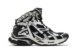 Кроссовки Balenciaga Runner High 'White Black', белый 695764 w3rh2 9010 | white black