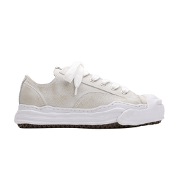 Кроссовки Maison Mihara Yasuhiro Hank OG Sole Brushed Shrink Leather Low 'White', белый a14fw743 wht | white