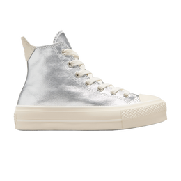 Converse Кроссовки Wmns Chuck Taylor All Star Lift High 'Metallic - Pure Silver', серебряный a09902c | metallic - pure silver