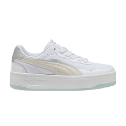 Puma Кроссовки Wmns Court Lally Skye 'Aqua Metallics - White Feather Grey Peaceful Blue', белый 401613 01 | aqua metallics - white feather grey peaceful blue