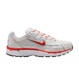 Nike Кроссовки Wmns P-6000 'Platinum Tint Picante Red', белый bv1021 107 | platinum tint picante red