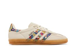 Adidas Кроссовки Liberty London x Wmns Gazelle Indoor 'Floral Embroidery - Off White', кремовый jh7370 | floral embroidery - off white