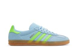 Adidas Кроссовки Wmns Gazelle Indoor 'Clear Sky Solar Green', синий ji1372 | clear sky solar green