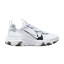 Nike Кроссовки Wmns React Vision 'Double Swoosh - White Black', белый dv3453 100 | double swoosh - white black