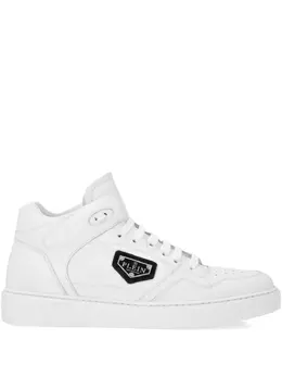 Philipp Plein leather hi-top sneakers 30580370