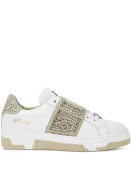 Кроссовки со стразами Philipp Plein, нейтральный 30094824 | нейтральные цвета