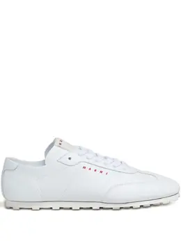 Marni leather lace-up sneakers 30554174